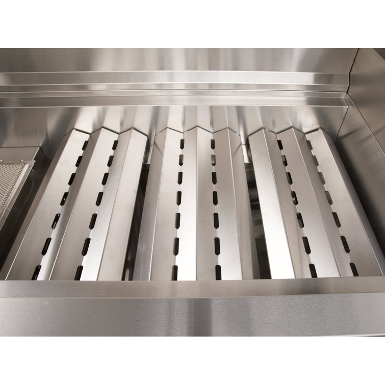 33-Inch Stainless Steel Natural Gas Grill with Rotisserie and Smoker