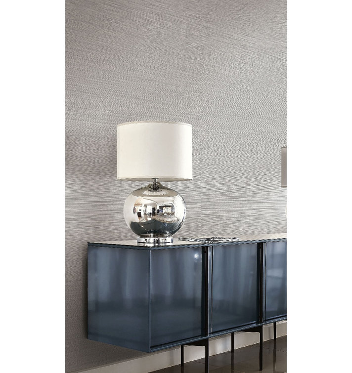 Denim Blue Embossed Vinyl 3D Wallpaper Roll