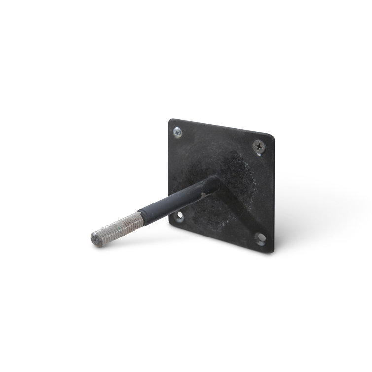 12" Matte Black Composite Wall Sculpture