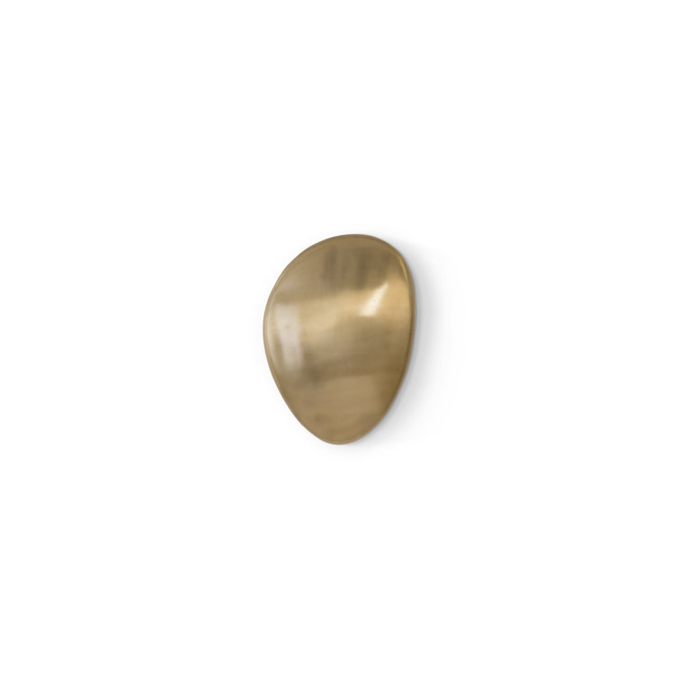 Large Gold Metal River Stone Wall Decor