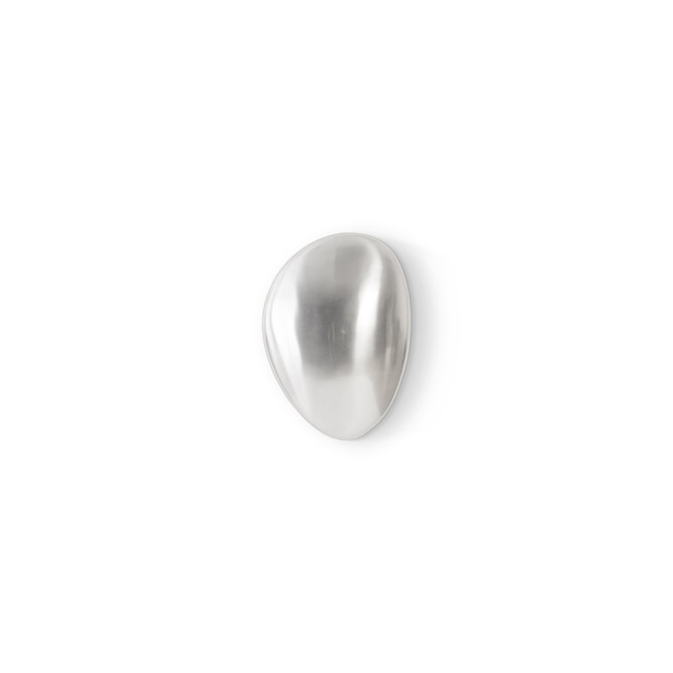 Small Silver Aluminum River Stone Wall Tile