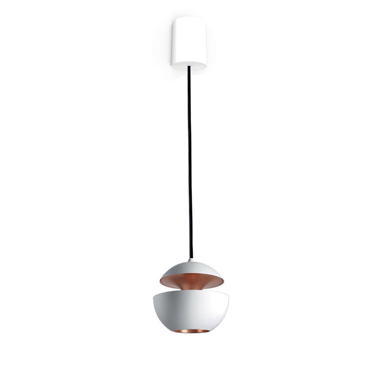 Here Comes The Sun Mini Pendant Light in Copper/White
