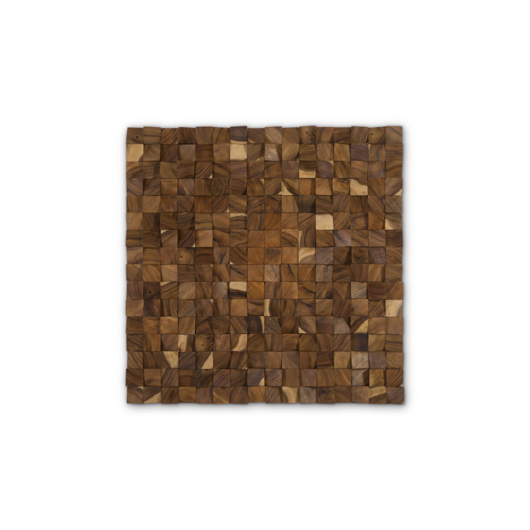 Large Textured Brown Chamcha Wood Wall Art