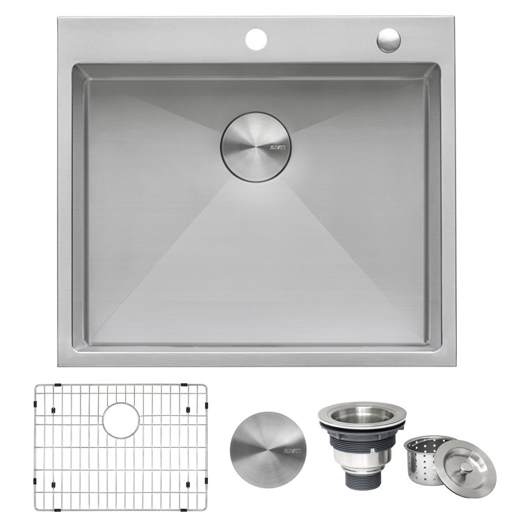 Ruvati 21 Inch Stainless Steel Single Bowl Kitchen Sink