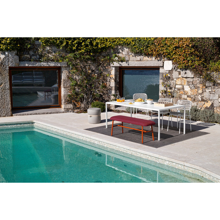 Matt Optic White Sand Woven Rope Outdoor Chair