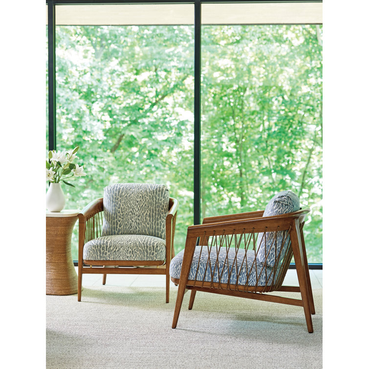 Hickory Gray Square-Arm Down-Filled Armchair