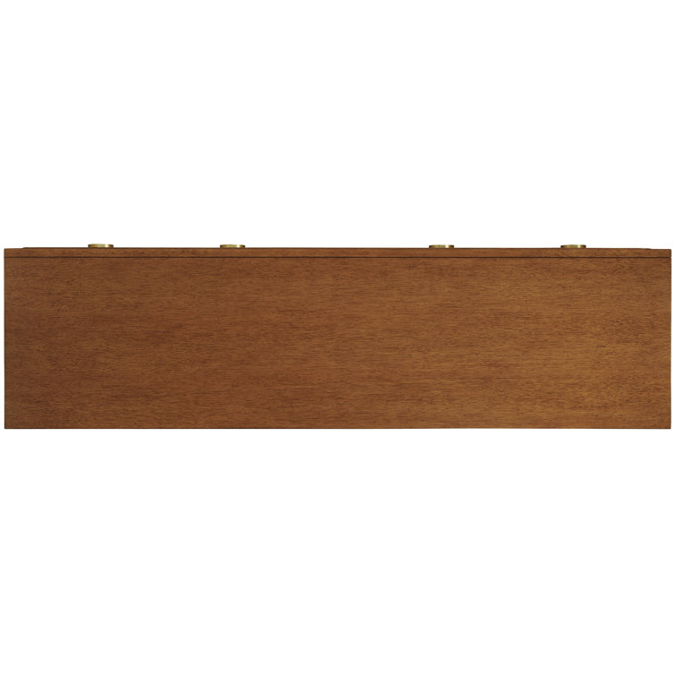 Sierra Tan Sundrenched 74" Hickory and Raffia Triple Dresser