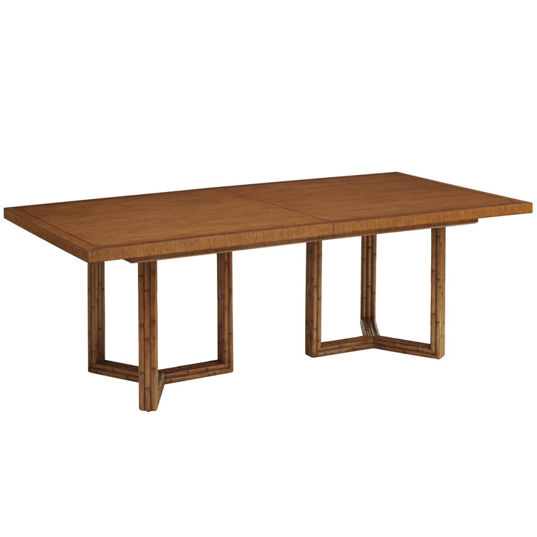 San Marino Brown Wood Extendable Dining Table for Ten