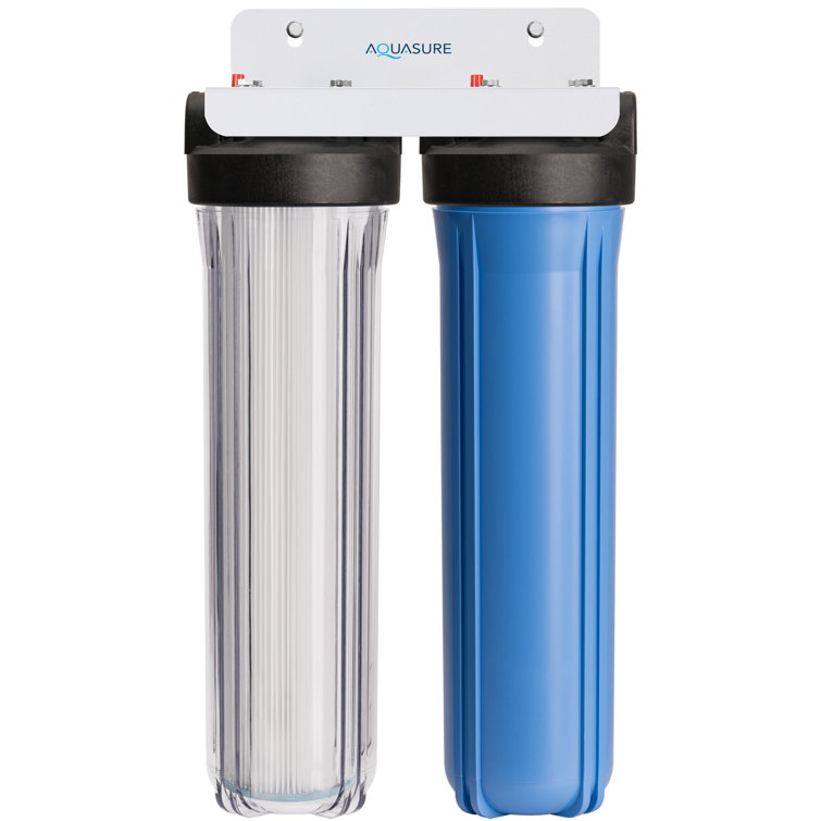 Aquasure Dual-Stage Carbon Block Whole House Water Filtration System