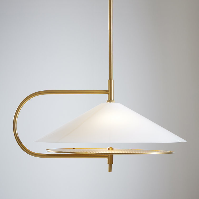 Burnished Brass Gesture 20.5'' Indoor/Outdoor Pendant Light