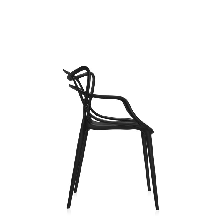 Masters Fusion Tribute Black Stackable Chair by Philippe Starck