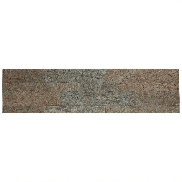Tarnished Quartz Peel and Stick Stone Backsplash Panel