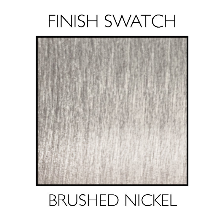 Brushed Nickel 7" LED Disk Light for Indoor/Outdoor Ceiling