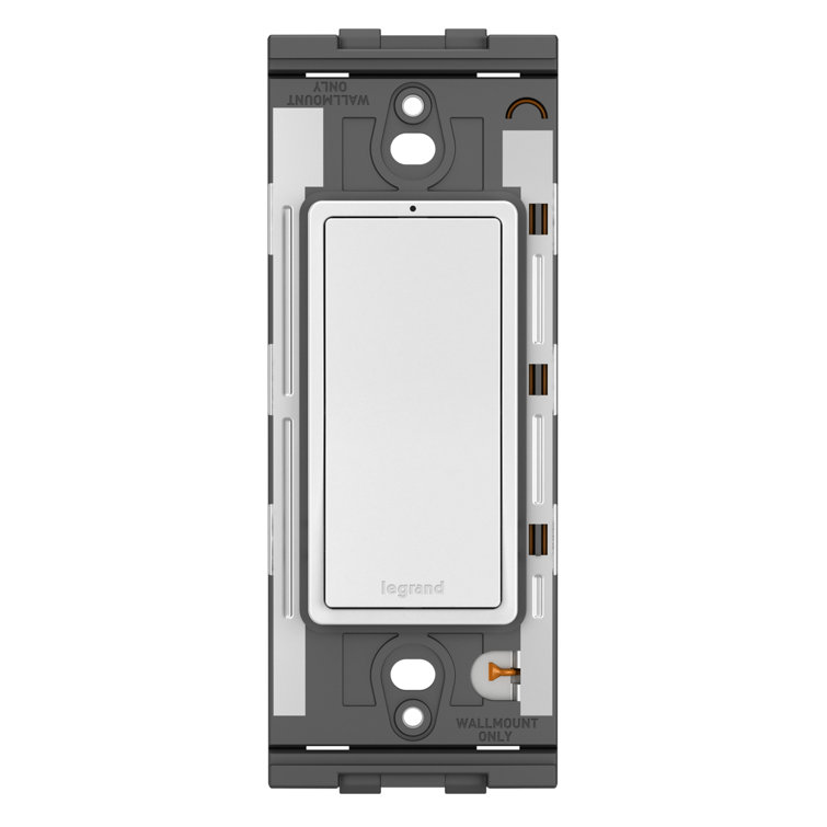White Wireless Smart Rocker Switch with Netatmo