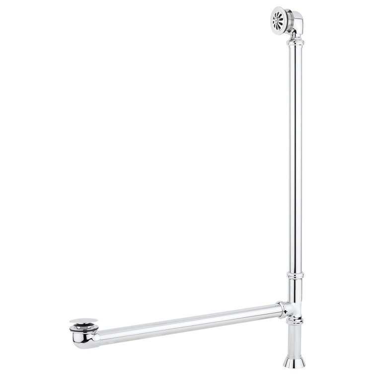 Elegant White Cast Iron Clawfoot Soaking Bathtub with Chrome Feet