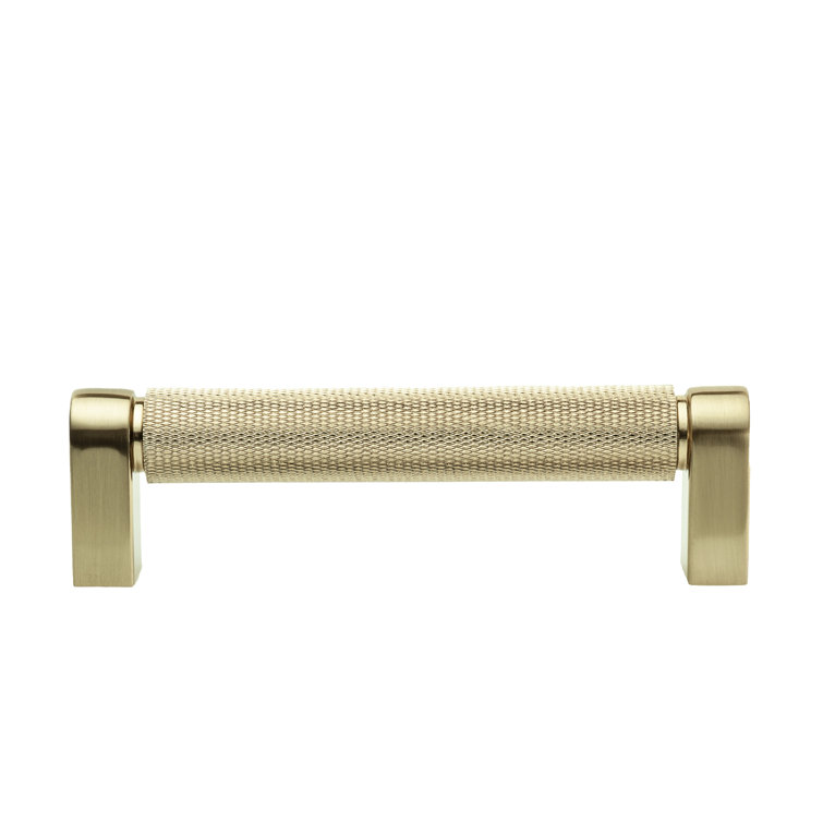 Kent Satin Brass 4" Knurled Bar Pull Multipack