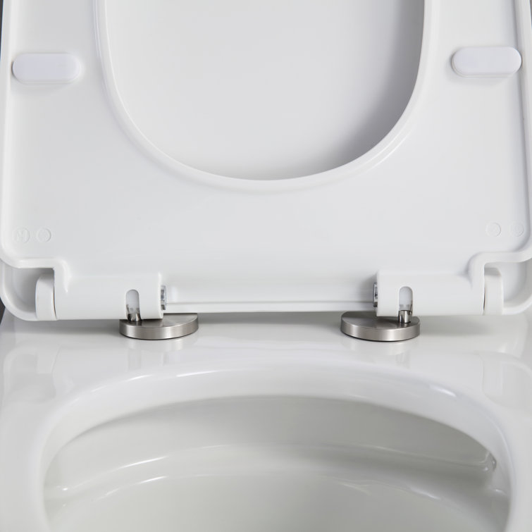 White High Efficiency Dual Flush One-Piece Elongated Toilet