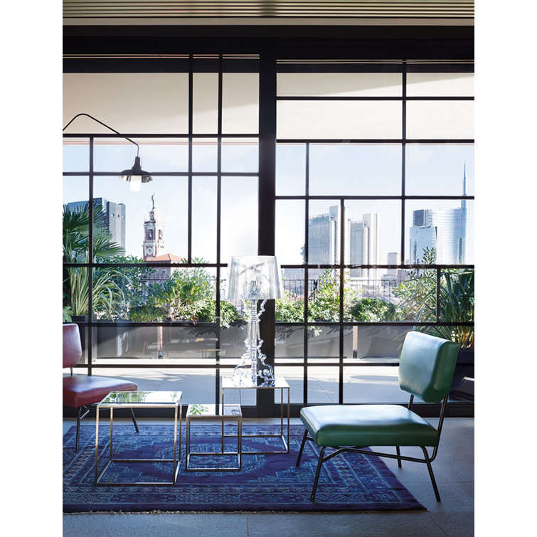 Adjustable Empire Shade Crystal Bourgie Table Lamp
