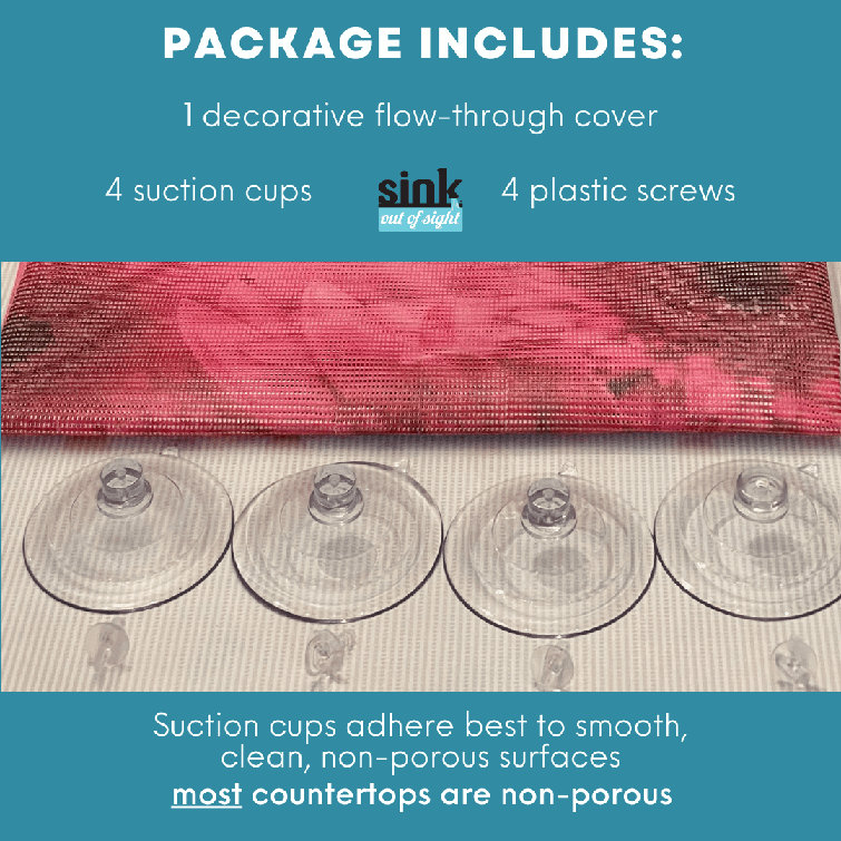 Jenny's Rose Heat-Resistant Decorative Sink Cover