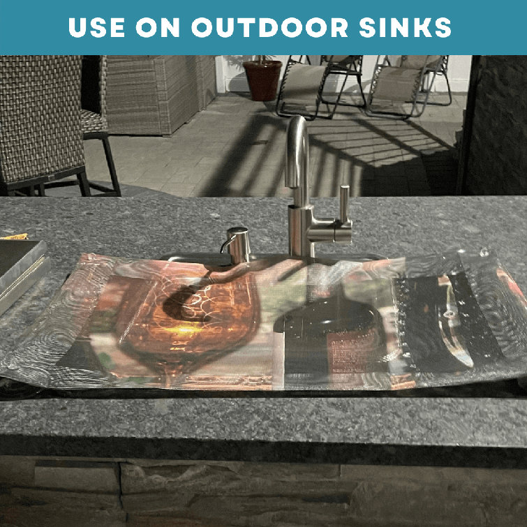 Jenny's Rose Heat-Resistant Decorative Sink Cover