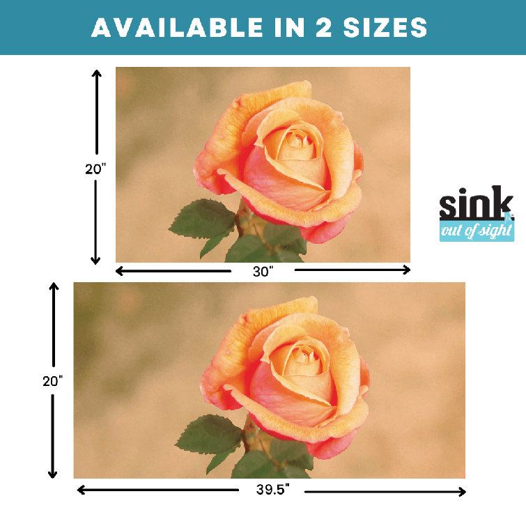 Jenny's Rose Heat-Resistant Decorative Sink Cover
