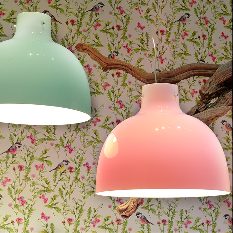 Bellissima Matte White LED Pendant Bowl Light