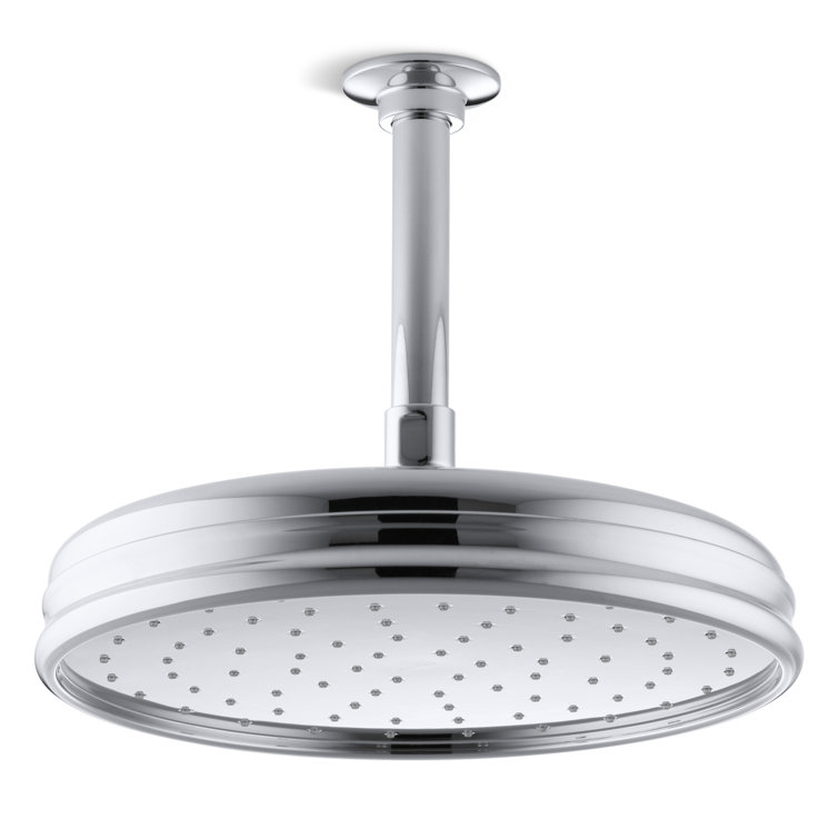 Polished Chrome 10" Ceiling Mounted Rain Shower Head