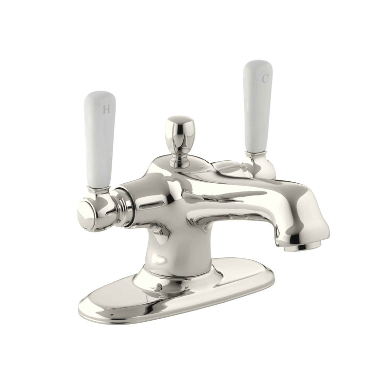 Bancroft Polished Nickel Single Hole Bathroom Faucet