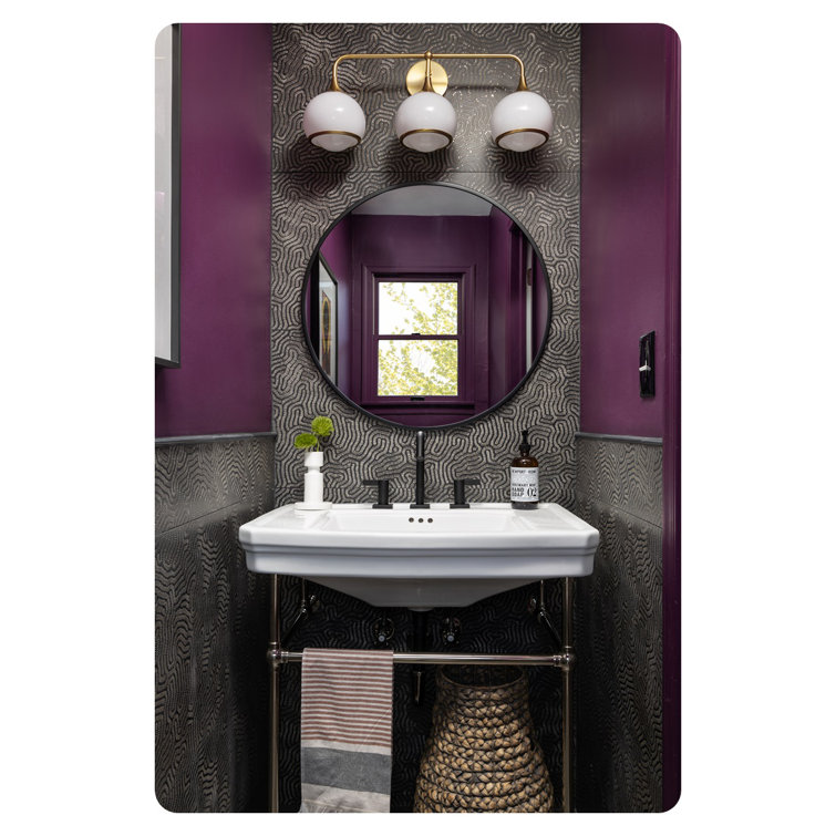 Elegant Aged Brass 2-Light Sconce with Opal Glass Shade
