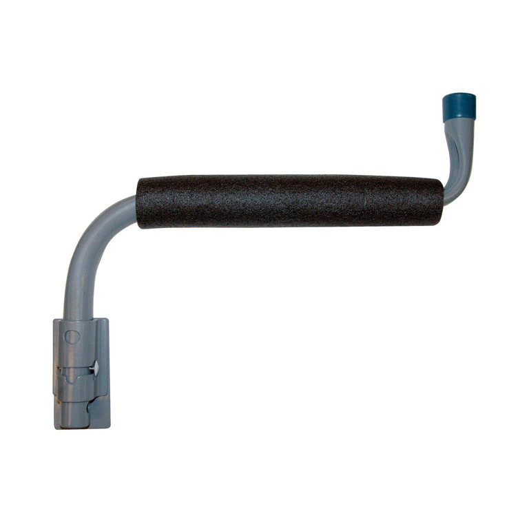 Gray Metal Swivel Hanger Holder with Foam Padding