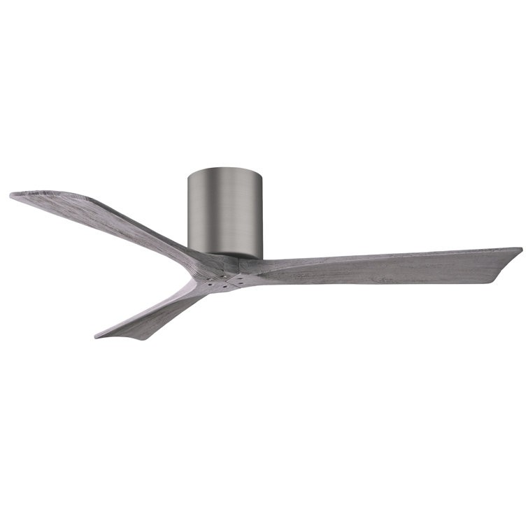 Olivier 52'' Polished Chrome Ceiling Fan with Solid Wood Blades