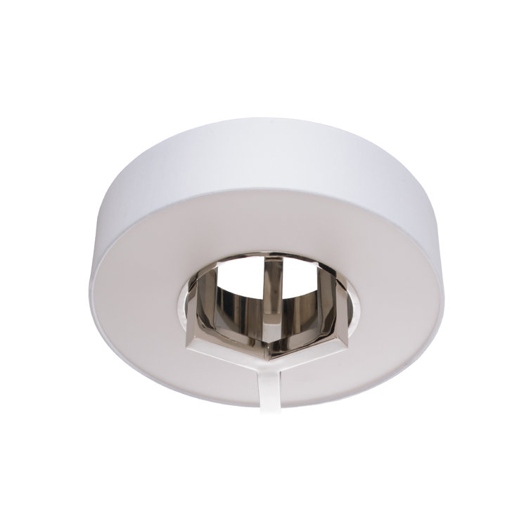 Madison Brushed Nickel Aluminum LED Flush Mount Light