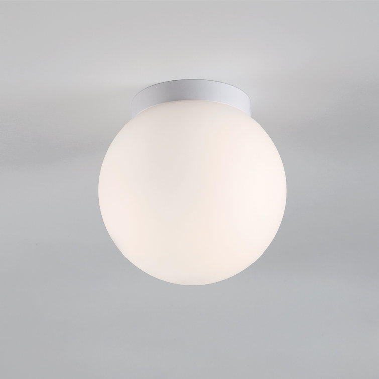 Luminous Globe 6" White LED Flush Mount for Indoor/Outdoor