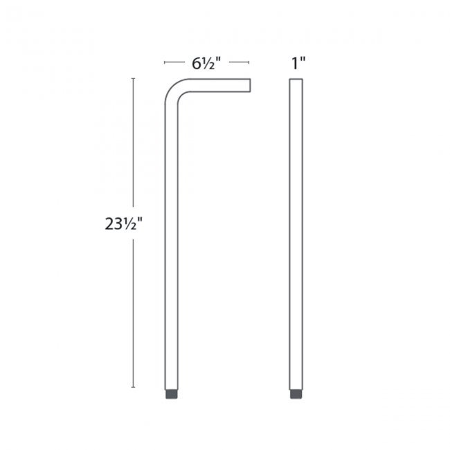 Black Aluminum Low Voltage LED Pathway Light