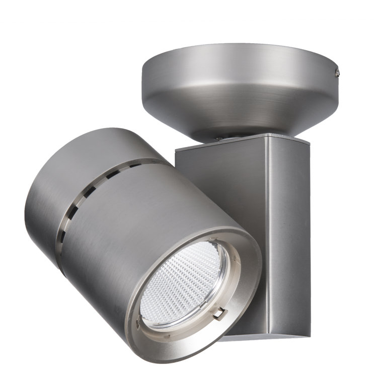 Brushed Nickel 6" LED Spotlight with Glass Lens