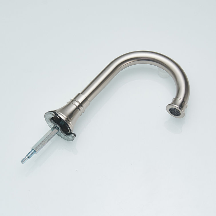 Elegant Brushed Nickel Widespread 2-Handle Bathroom Faucet