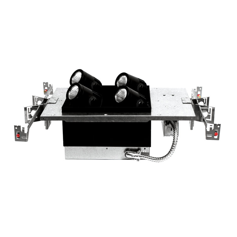 Precision Black Aluminum 18.5'' LED Energy Star Multi-Spotlight
