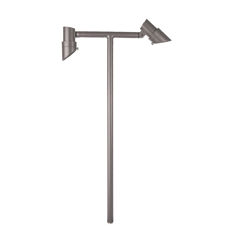 Bronze Aluminum LED Pathway Light with Adjustable Stem