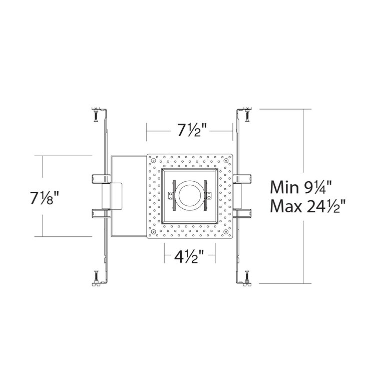 Silo Multiples Adjustable Beam LED Recessed Light - White Black