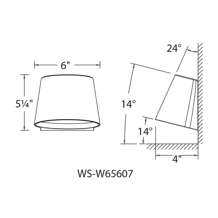 White Dimmable LED Outdoor Wall Sconce
