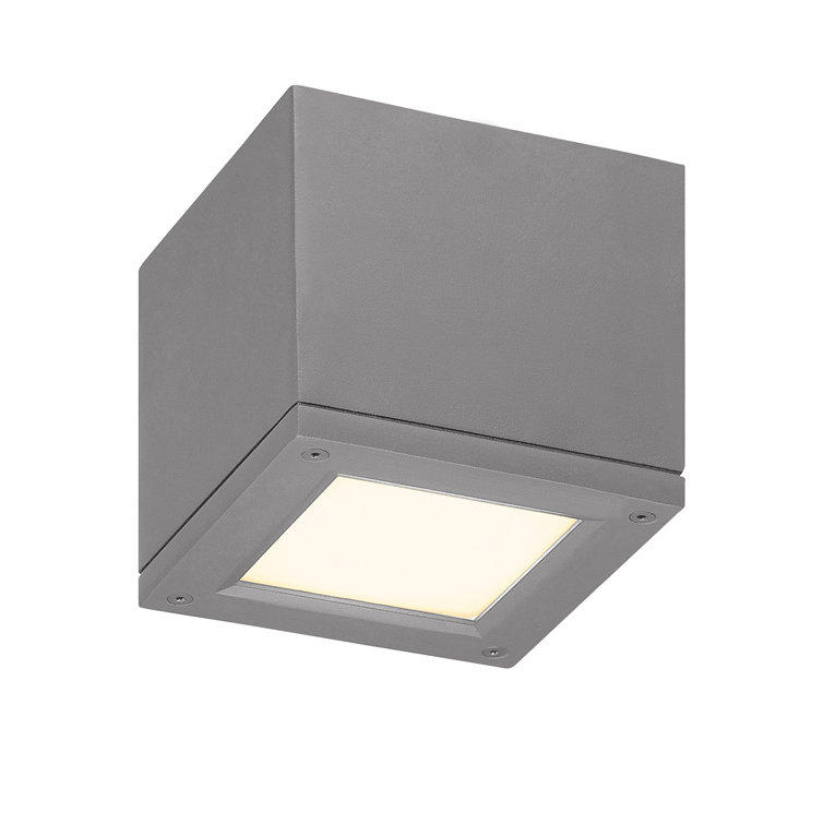 Rubix Graphite 5'' Aluminum LED Flush Mount - Energy Star Certified