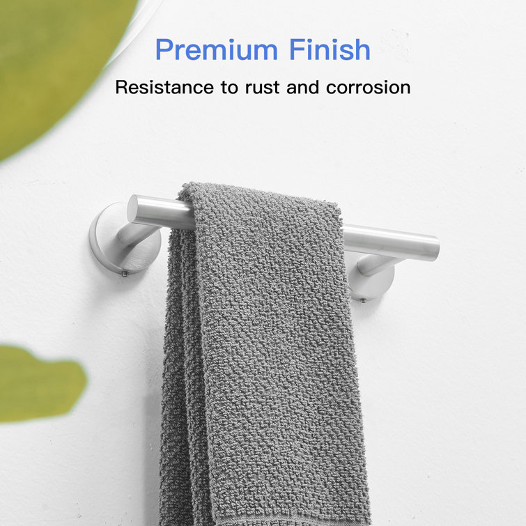 Stainless Steel Brushed Nickel 3-Piece Bathroom Hardware Set
