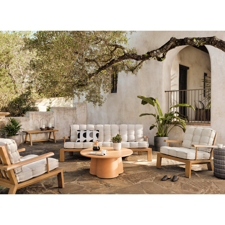 Satomi Dark All-Weather Wicker Round Side Table