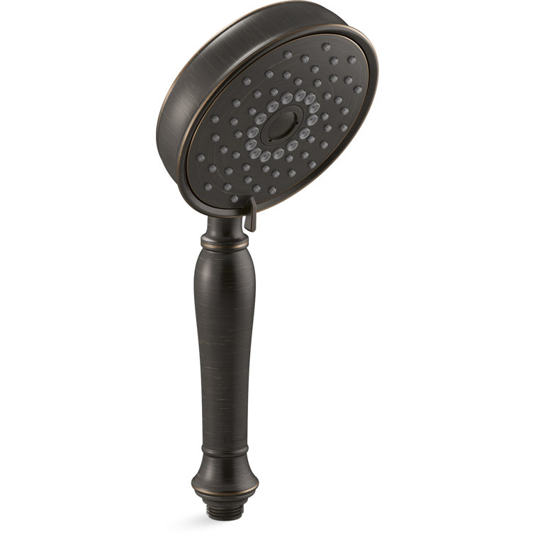 Polished Chrome Multifunction Handheld Shower Head with Pulse Spray