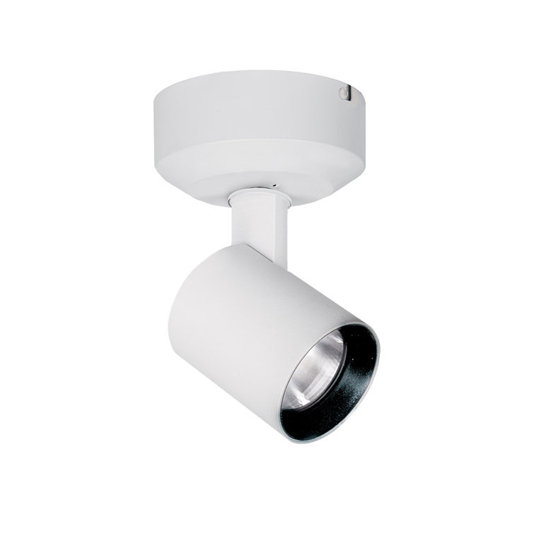 Lucio White Aluminum LED Track Head 3000K Ultra Narrow Beam