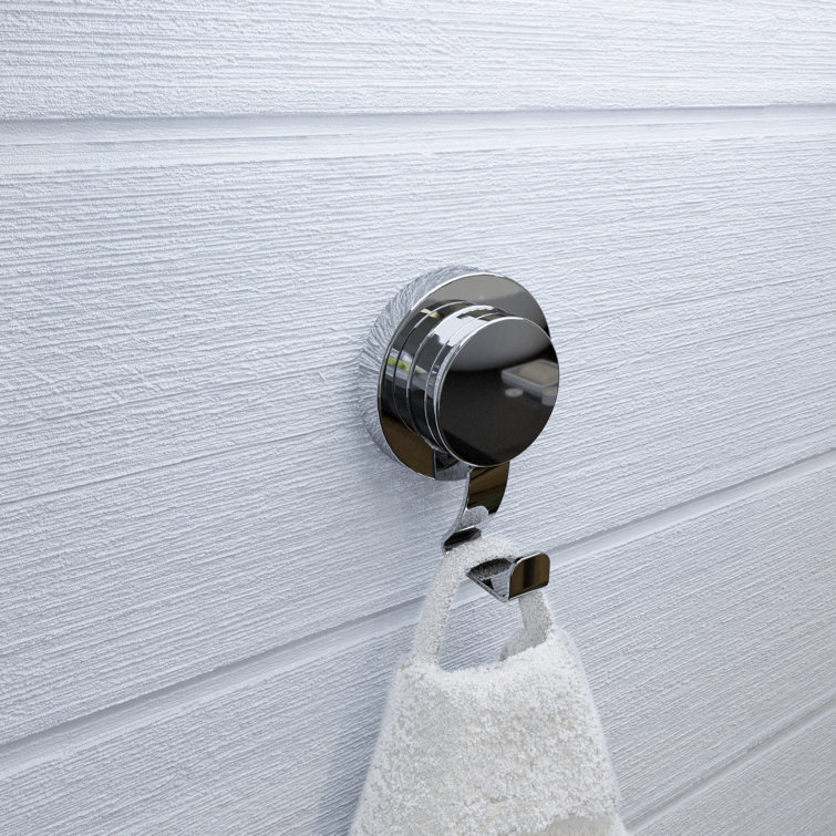 Chrome Stick 'n' Lock Wall Mounted Robe Hook