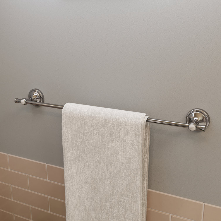27.4'' Polished Chrome Wall Mounted Towel Bar