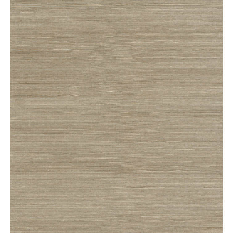 Slate and Bronze Grasscloth Removable Wallpaper Roll
