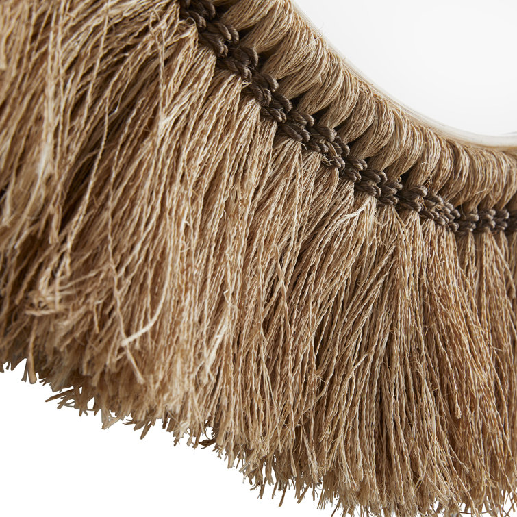 Kai 41'' Rectangular Abacá Rope Wall Mirror