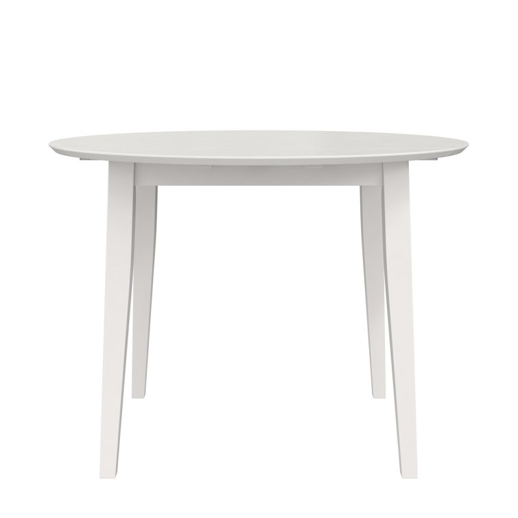 White 3-Piece Drop Leaf Dining Set with Chairs